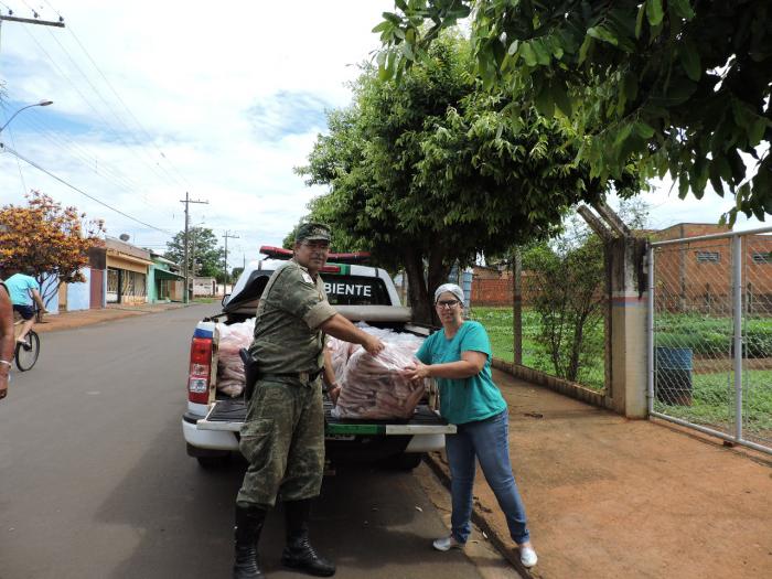 Casa da Amizade em Planura recebe mais de 300kg de pescados apreendidos na MG-255 - Foto: Nilsinei Barros