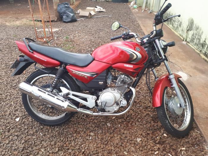 A motocicleta havia sido furtada no estacionamento do Banco Itaú defronte ao North Shopping. - Foto: Portal NC