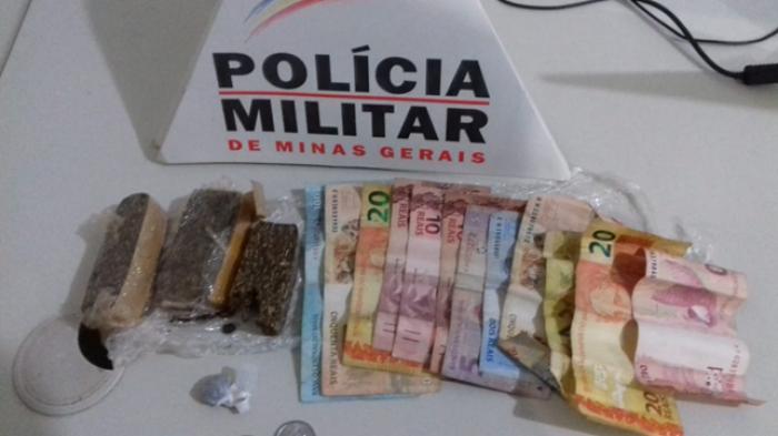 Suspeito de tráfico de drogas é preso na Vila Olímpica, em Planura - Foto: Divulgação