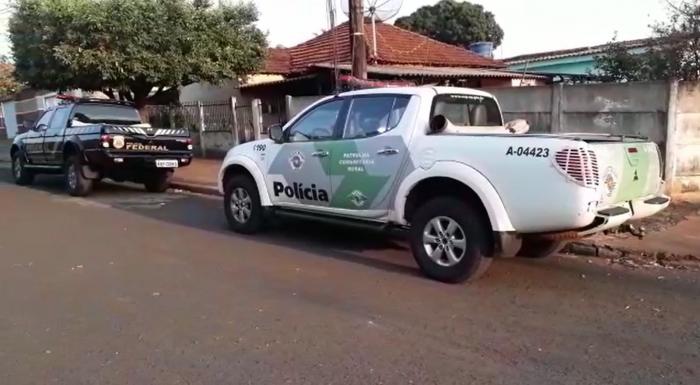 Polícia Federal e Polícia Militar Ambiental em operação em Colômbia, SP - Foto: Divulgação