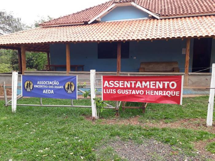 Sede da fazenda em que estão os assentados - Foto: Divulgação