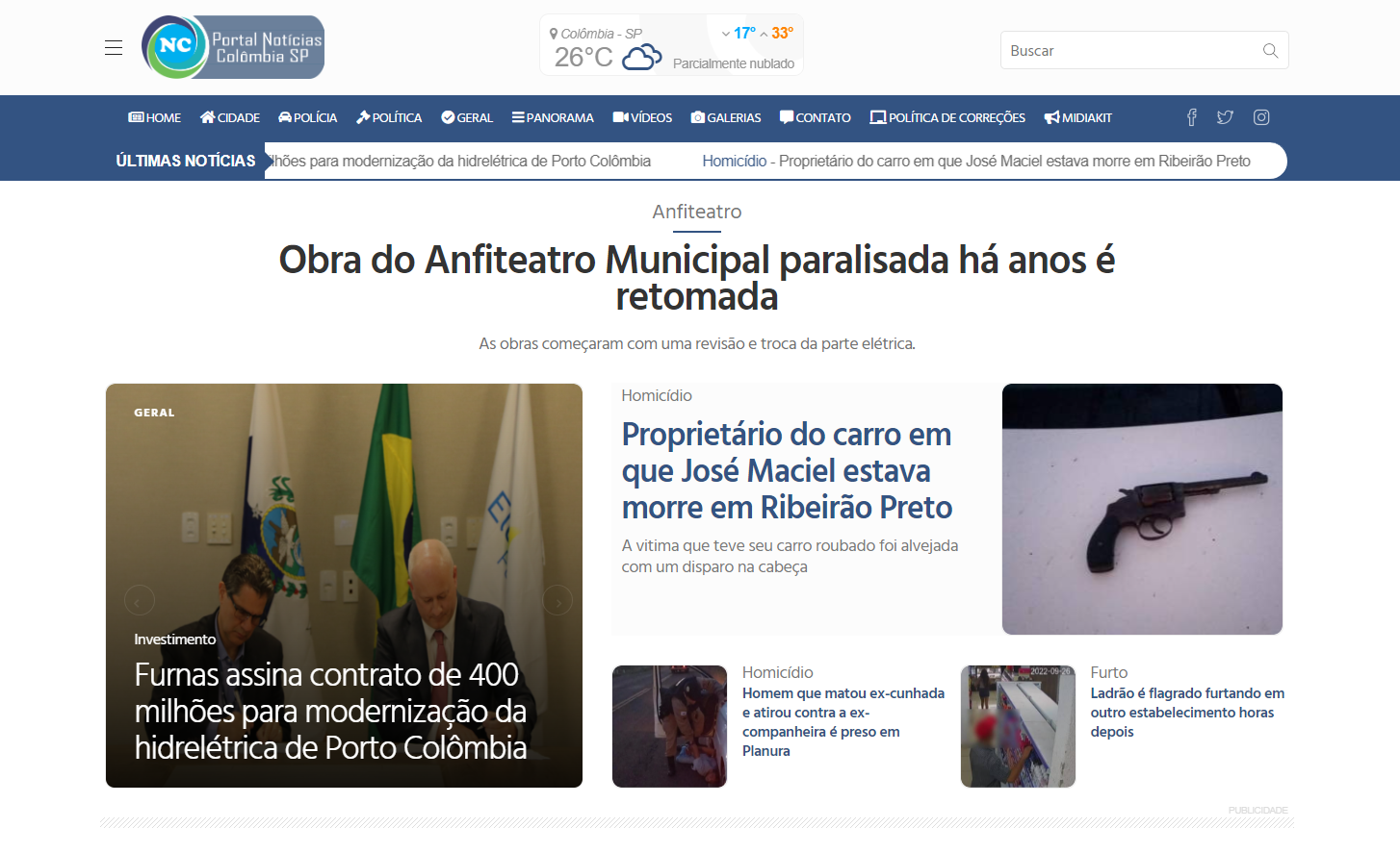 : NC lança novo site com layout moderno e responsivo.