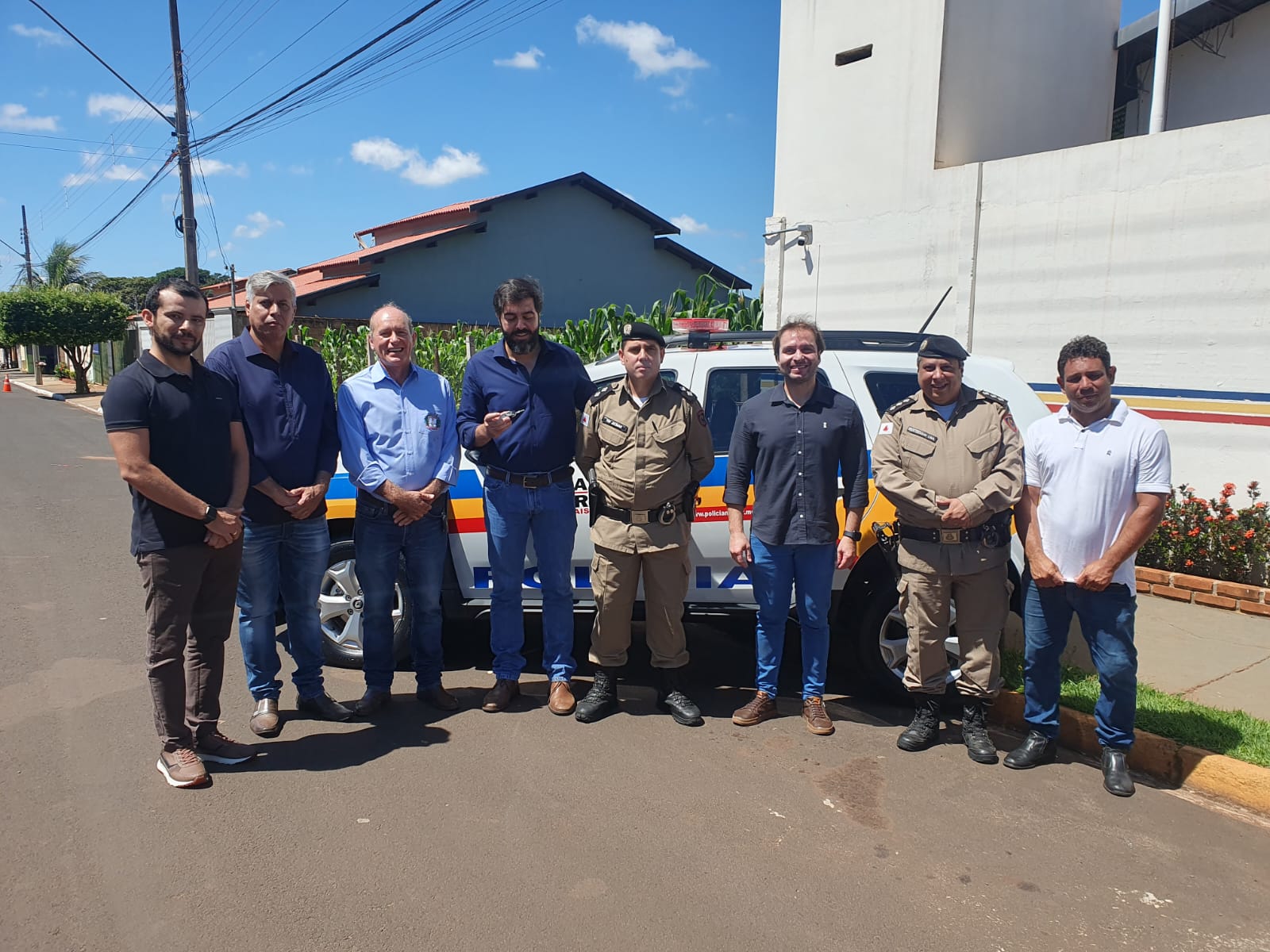 : Polícia Militar de Planura é reforçada com nova viatura.