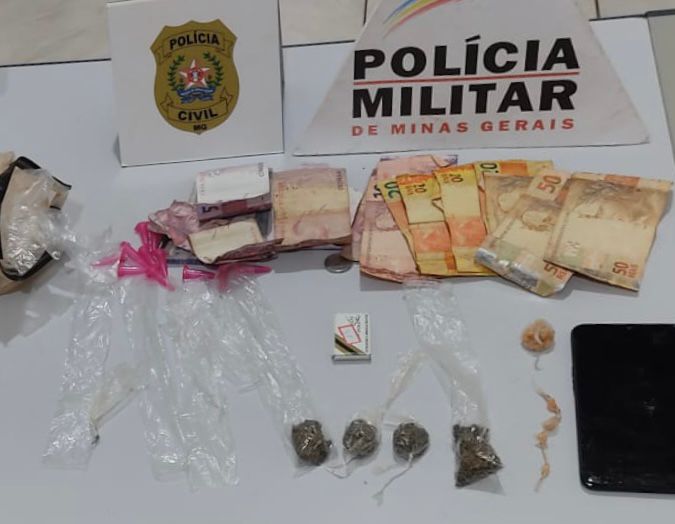 : Polícia de Planura apreende adolescente por tráfico de drogas.