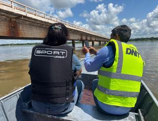 DNIT realiza vistoria na ponte entre Planura e Colômbia para avaliar condição estrutural