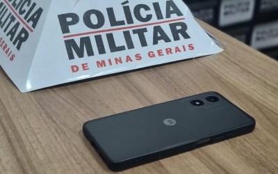 Polícia Militar recupera celular furtado em Planura