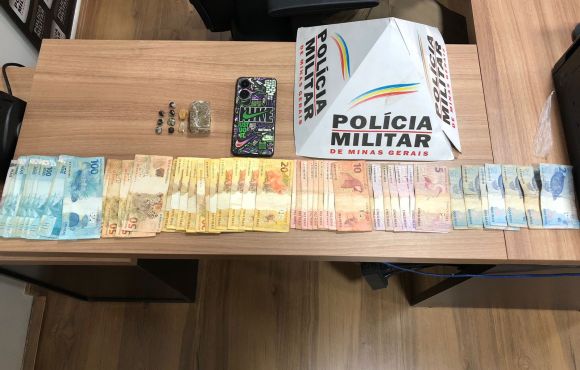 Polícia Militar prende homem por tráfico de drogas em Planura